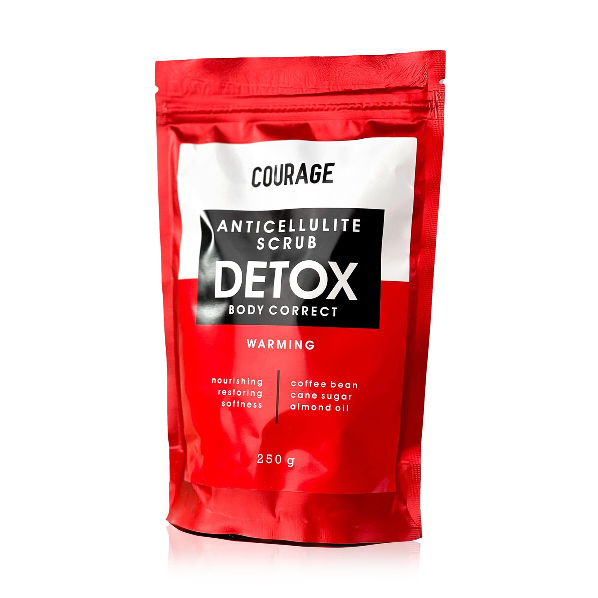 Антицелюлітний скраб для тіла Courage Anticellulite Scrub Detox Body Correct, 250 г